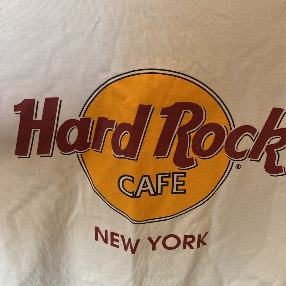 Hard Rock Cafe New York White Mans NWOT T-Shirt - Picture 3 of 5